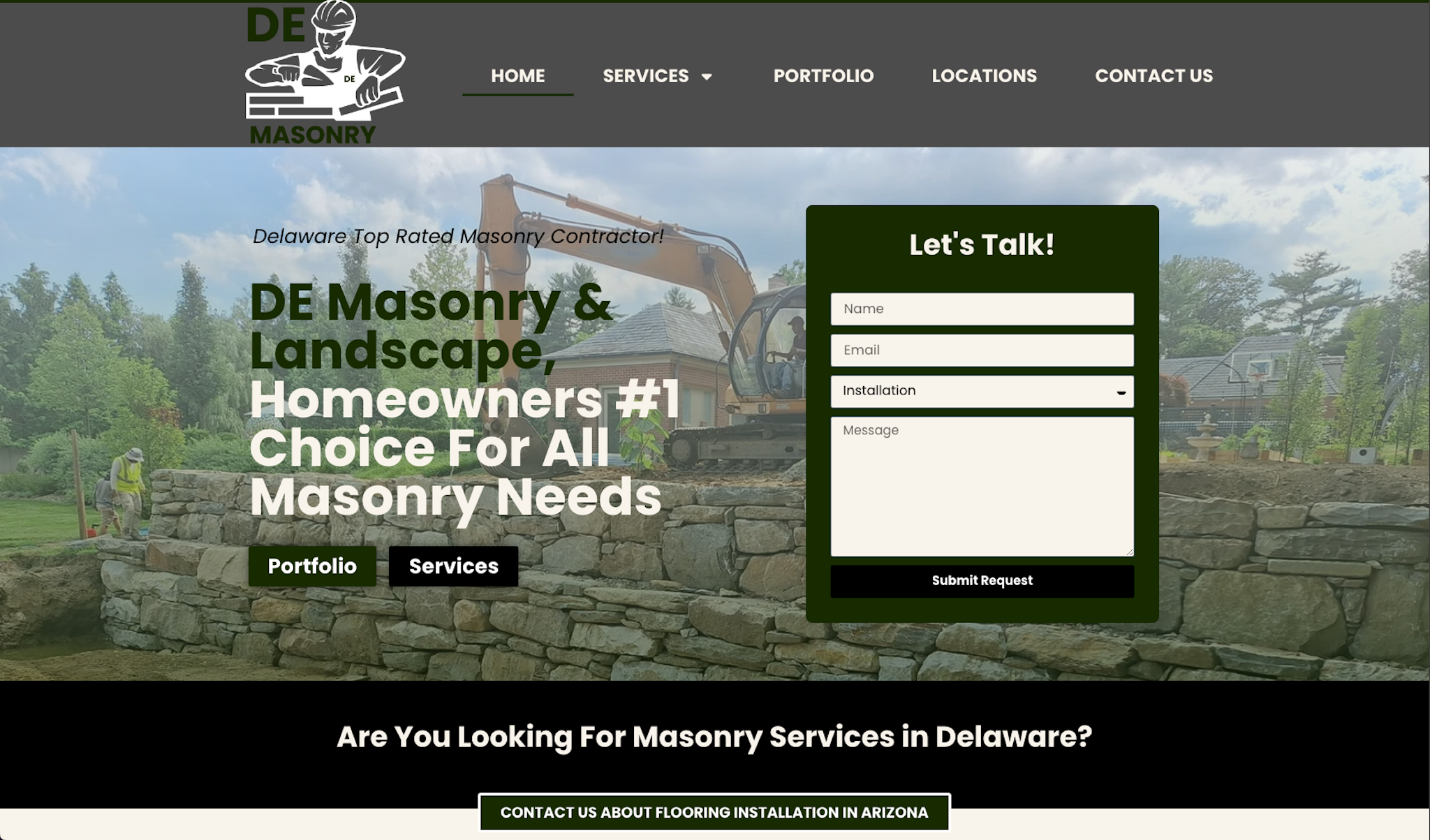 Masonry Specialist Website