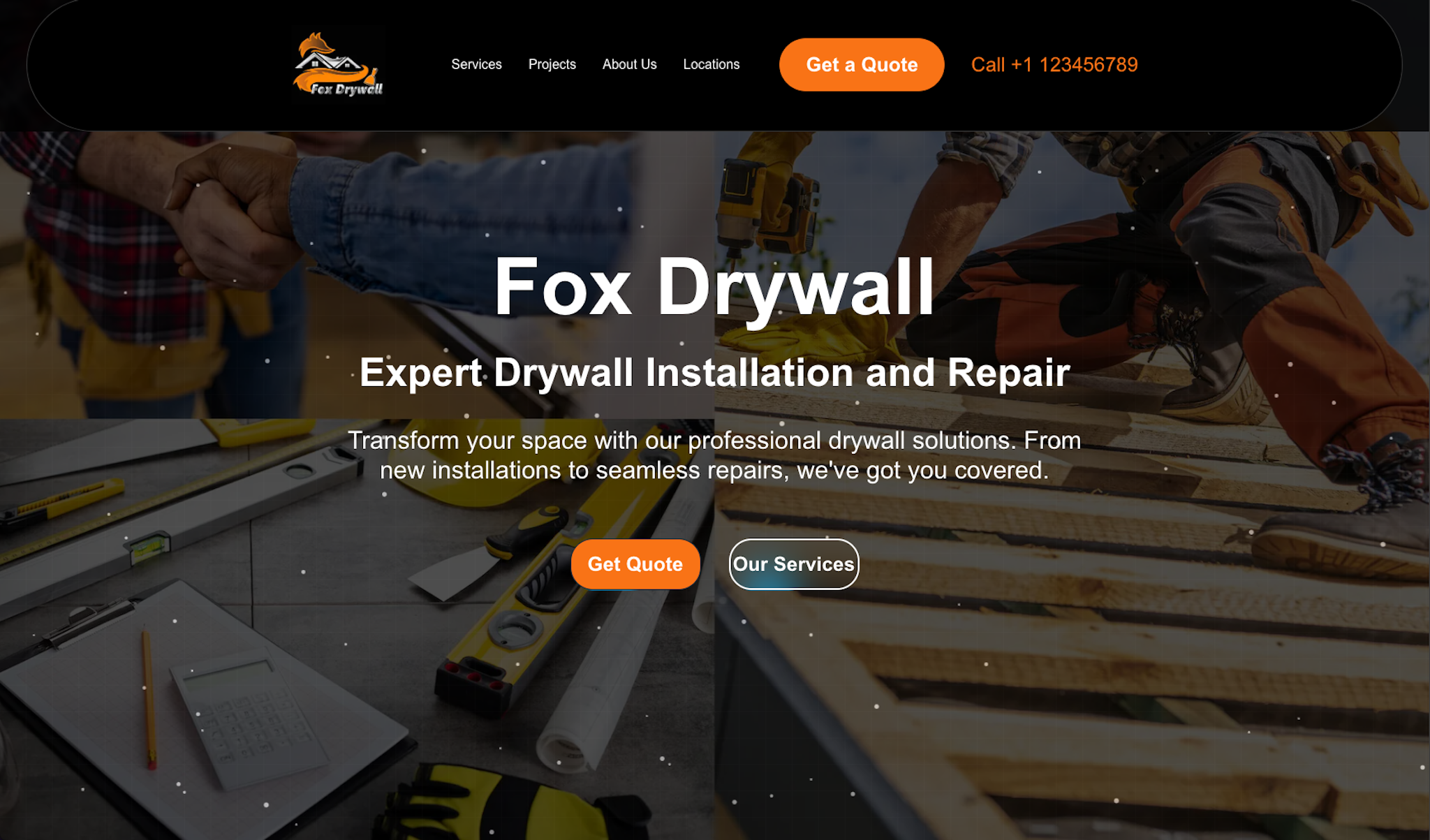 Construction Company Website